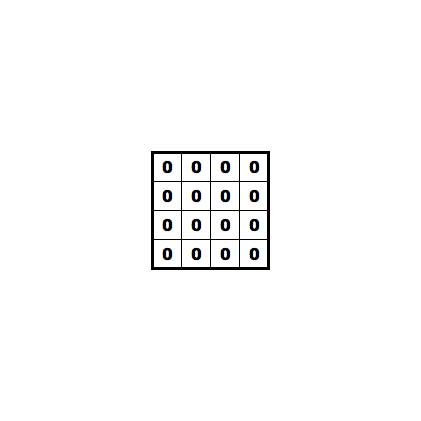 Preliminary animated 4x4 Magic Square